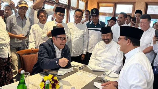 Surya Paloh, Anies Baswedan dan Cak Imin