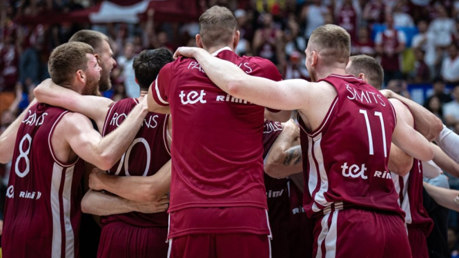 Latvia cetak sejarah di Indonesia Arena