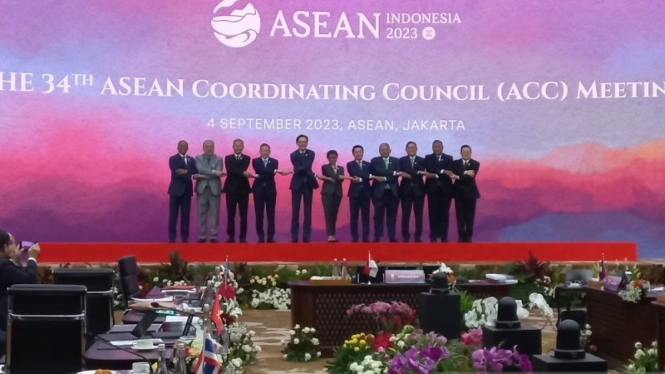 Pembukaan Pertemuan ke-34 Dewan Koordinasi ASEAN (34th ACC) di Jakarta, Senin 4 September 2023.