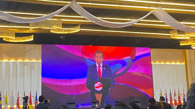 Presiden RI Joko Widodo Dalam Pembukaan KTT ASEAN Ke-43