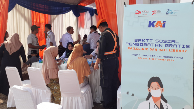 KAI DAOP 1 Jakarta Gelar Rail Clinic di Daru Tangerang