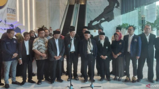 Partai Masyumi datangi markas DPP Nasdem dukung Anies Baswedan.