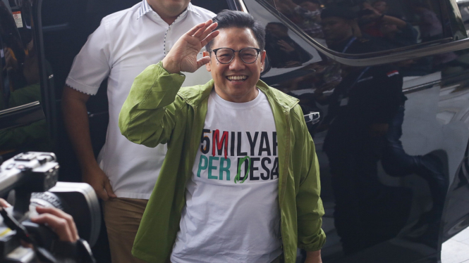 Ketua Umum DPP PKB Muhaimin Iskandar alias Cak Imin Sambangi DPP Nasdem