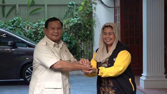 Prabowo Subianto bertemu Yenny Wahid di Kertanegara