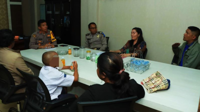 Mediasi dilakukan di Mako Polres Samosir.(dok Polres Samosir)