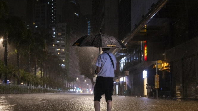 Banjir Parah di Hong Kong 