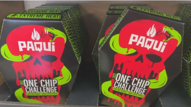 Keripik pedas Paqui One Chip Challenge