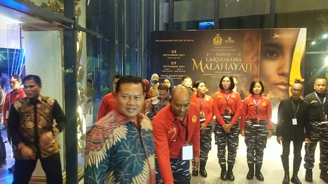 VIVA Militer: Panglima TNI Yudo Margono saksikan teaterikal Laksamana Malahayati