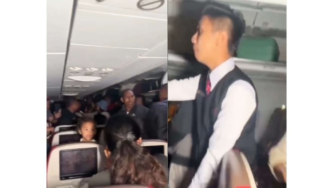 Viral Gegara AC Pesawat Batik Air Mati,Penumpang Ngamuk Buka Paksa Pintu Darurat