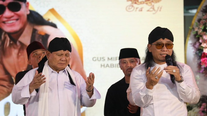 Gus Miftah bersama Prabowo Subianto
