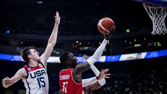 Jerman vs Amerika Serikat di semifinal Piala Dunia Basket 2023