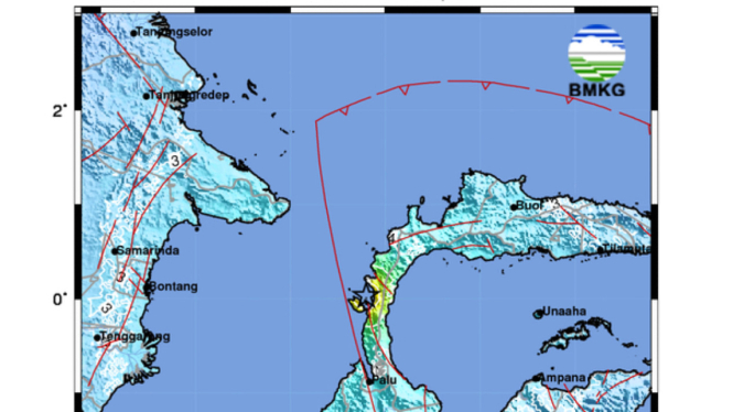 Gempa magnitudo 6,3 guncang Donggala, Sulawesi Tengah.