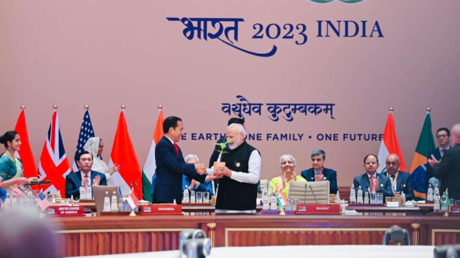  Presiden Joko Widodo di KTT G20 India