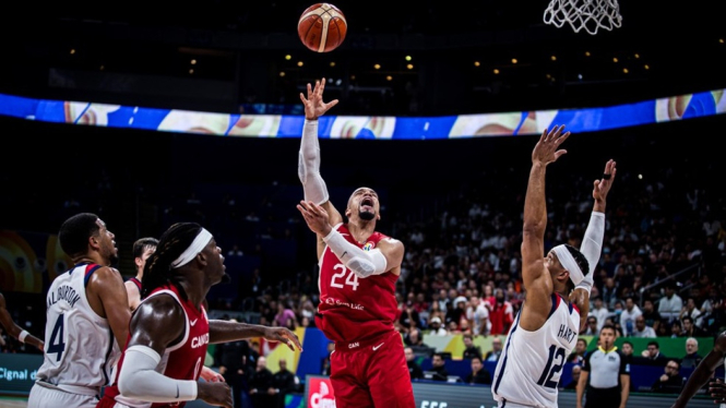 Amerika Serikat Vs Kanada di Piala Dunia Basket 2023