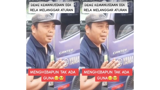 Sopir truk tolong rekan yang kecelakaan, kendaraannya malah dirazia dishub