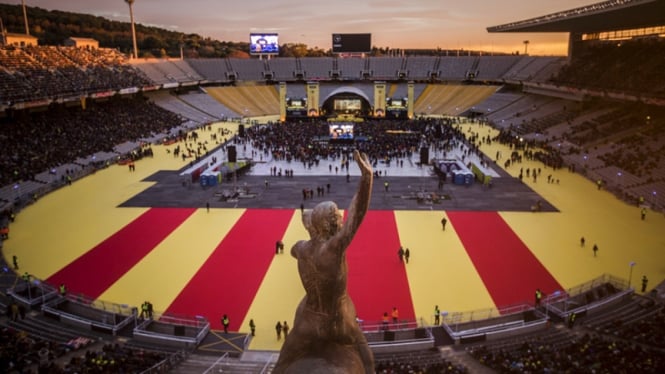 Estadio Olimpic Lluis Companys jadi markas Barcelona