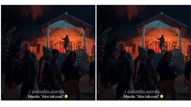 Kawah Wurung Lokasi Syuting Film Amanda Manopo Kebakaran
