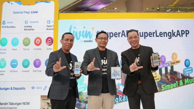 Bank Mandiri menggelar program #SuperAPPSuperLengkAPP di Grand Indonesia