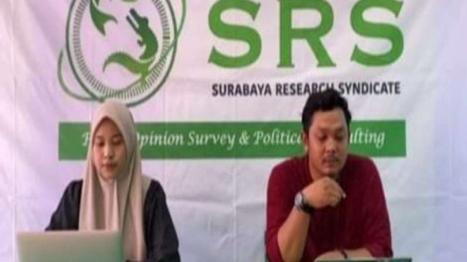 Hasil survei SRS saat dirilis di Surabaya, Jatim.