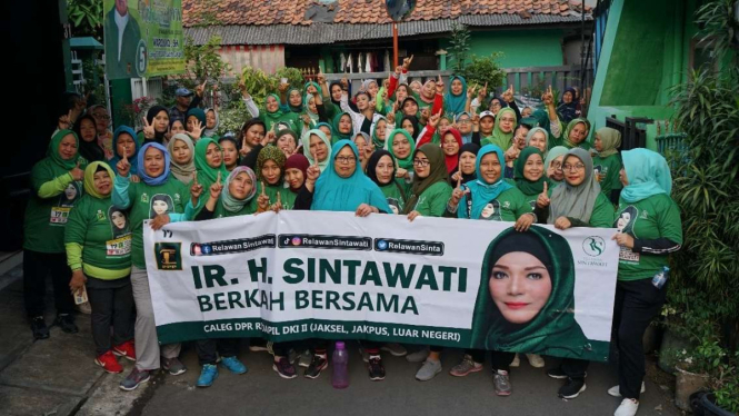 Relawan Sintawati di Jakarta Selatan