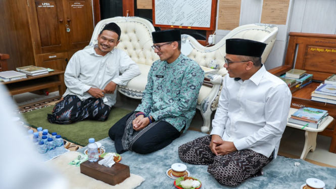 Sekjen dan Ketua Bappilu PPP sowan ke KH Ahmad Bahauddin Nursalim (Gus Baha)