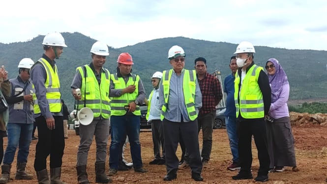 Jusuf Kalla Tinjau lokasi pembangunan Smelter di Kabupaten Luwu, Sulsel