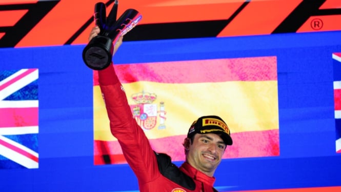 Pembalap Ferrari, Carlos Sainz menangkan F1 GP Singapura 2023