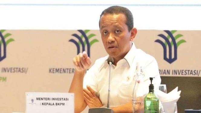 Menteri Investasi/Kepala BKPM Bahlil Lahadalia di Batam