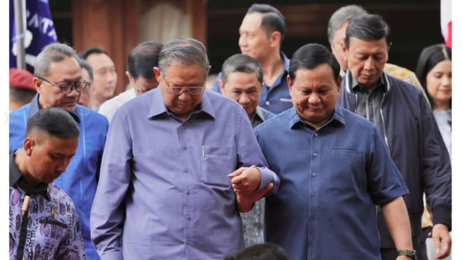 Prabowo Gandeng Sby Di Hambalang