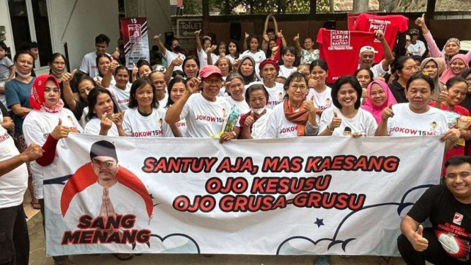 Relawan Pendukung Kaesang Pangarep Maju di Pilkada Depok 2024