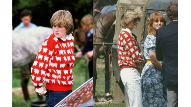 Sweater legendaris Putri Diana