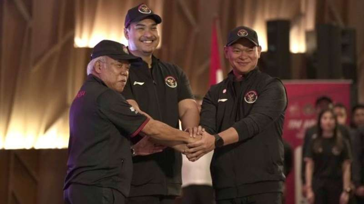 Foto Pesan CdM Basuki Hadimuljono Usai Kukuhkan 413 Atlet Asian Games 2022