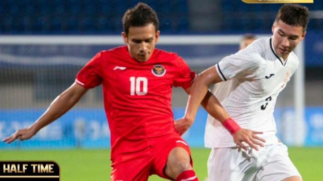 Duel Timnas Indonesia U-24 vs Kirgistan