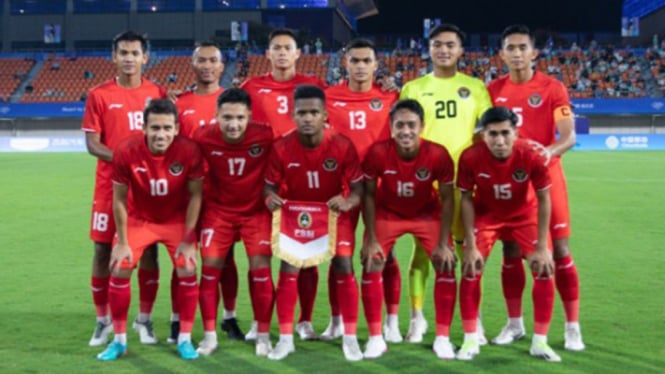 Skuad Timnas Indonesia U-24 di Asian Games 2023