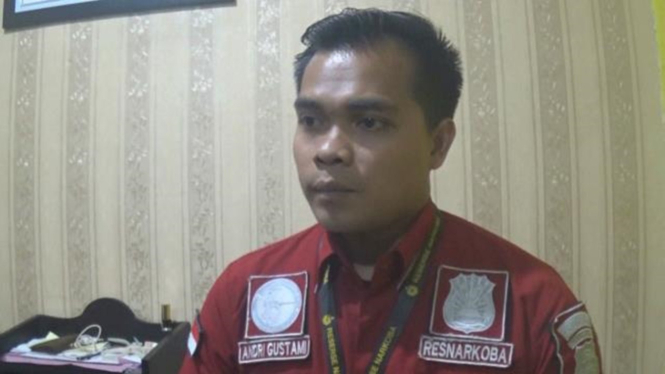 Mantan Kasat Narkoba Polres Lampung Selatan AKP Andri Gustami