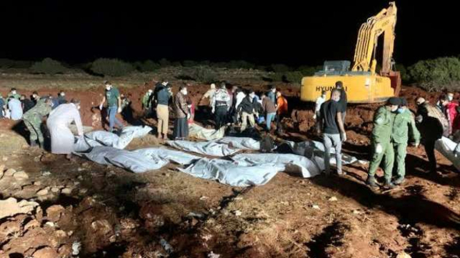 Kuburan massal korban banjir Libya