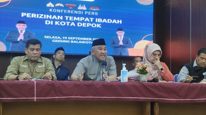 Wali Kota Depok Mohammad Idris merespons soal polemik kapel di Cinere