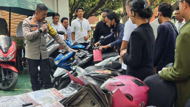 Polresta Bandara Soetta, Tangerang, menangkap komplotan curanmor di Soetta