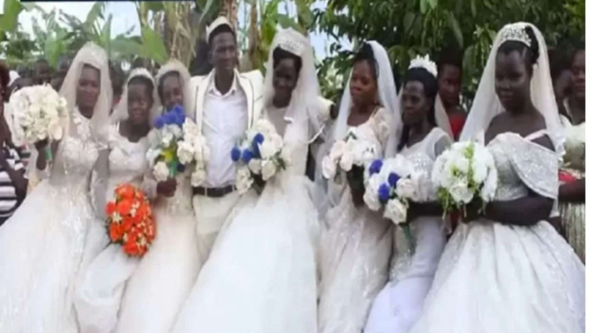 Viral Seorang Pria Nikahi 7 Wanita dalam Satu Hari dan Rayakan Pesta Besar
