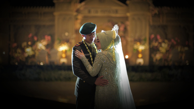 VIVA Militer: Prosesi pernikahan Lettu Inf Bima dan Dhea.