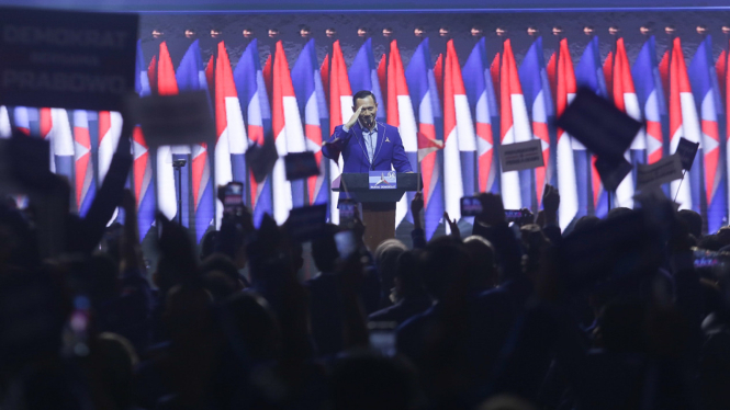 Ketum Demokrat Agus Harimurti Yudhoyono (AHY), Rapimnas Partai Demokrat