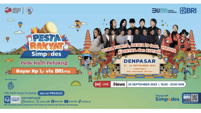 Pesta Rakyat Simpedes di Kota Denpasar 2023
