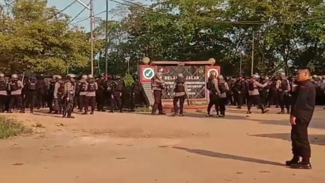 Polda Kalteng kirim 500 polisi ke Desa Bangkal,Kabupaten Seruyan