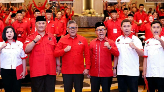 Sekjen PDIP Hasto Kristiyanto di DPD Gorontalo