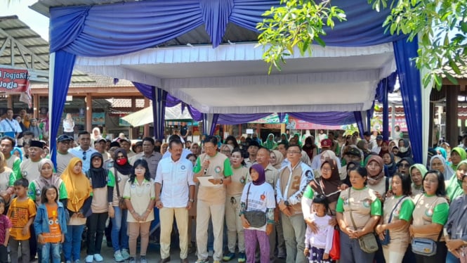 Pedagang pasar Gunungkidul dukung Prabowo Subianto capres 2024