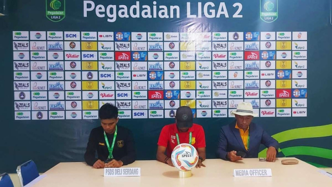 Jumpa pers laga PSDS Deli Serdang vs Sriwijaya FC 