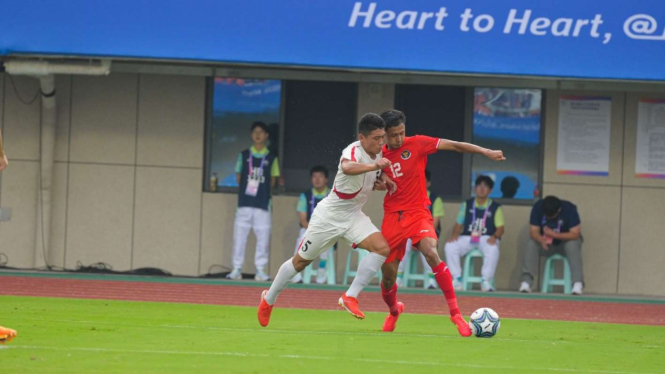 Duel Timnas Indonesia U-24 vs Korea Utara
