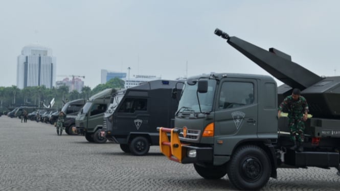 VIVA Militer: Alutsista Kopasgat TNI AU Mejeng di Silang Monas