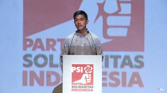 Pidato politik Kaesang Pangarep usai dikukuhkan sebagai Ketua Umum PSI