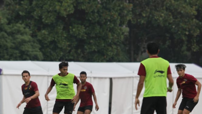 Latihan Timnas Indonesia U-24